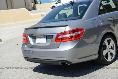 Mercedes W212 E Class E63 AMG Style Carbon Fiber Trunk Spoiler - JL Motoring
