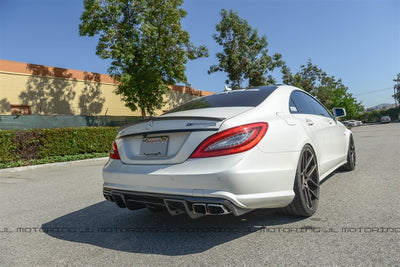 Mercedes W218 CLS 63 AMG Carbon Fiber Rear Diffuser - JL Motoring