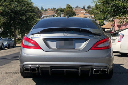 Mercedes W218 CLS 63 AMG Carbon Fiber Rear Diffuser - JL Motoring