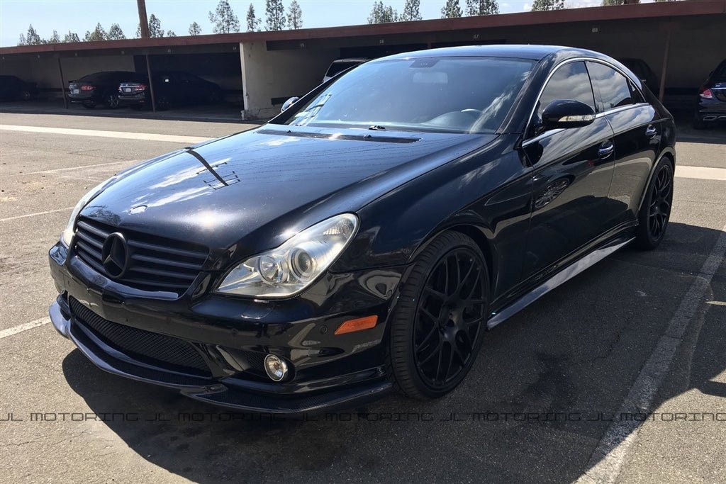 Mercedes W219 CLS Carbon Fiber Front Spoiler - JL Motoring