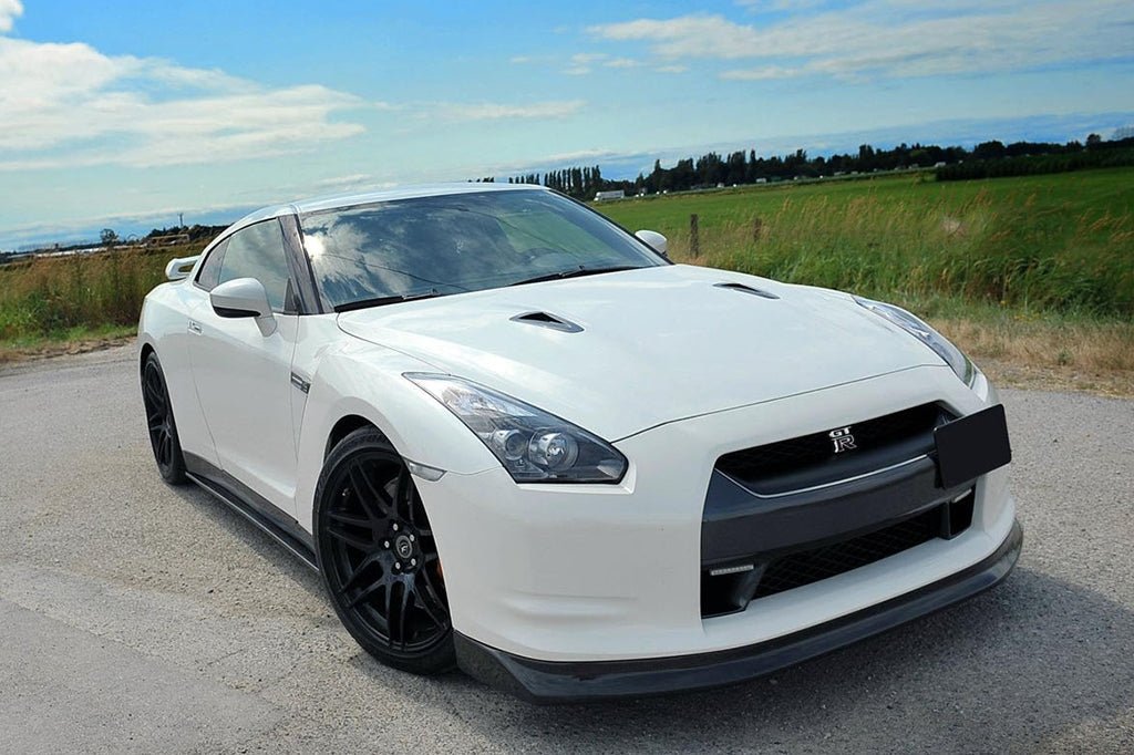 Nissan R35 GTR Carbon Fiber Front Spoiler - JL Motoring
