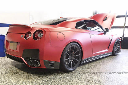 Nissan R35 GTR Carbon Fiber Side Skirts - JL Motoring