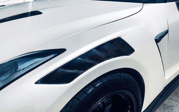 Nissan R35 GTR N Style Carbon Fiber Fenders - JL Motoring