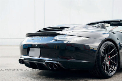 Porsche 991 911 Carrera Carbon Fiber Rear Diffuser - JL Motoring