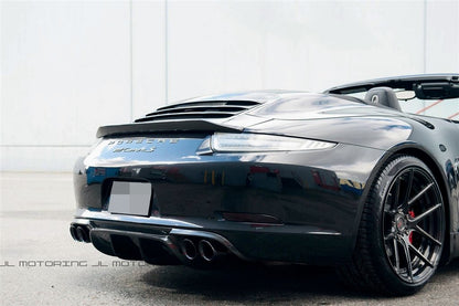 Porsche 991 911 Carrera Carbon Fiber Rear Spoiler - JL Motoring