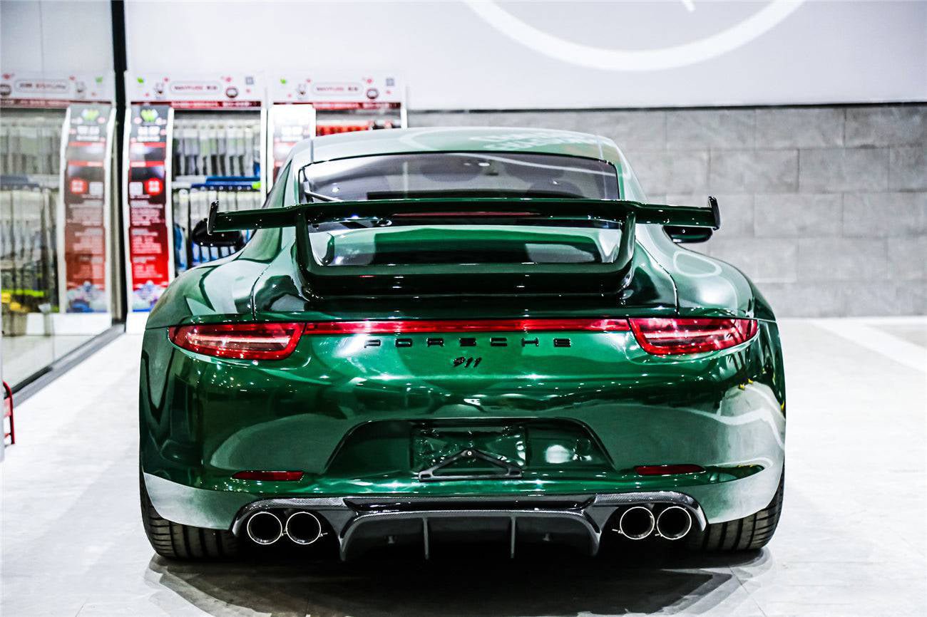 Porsche 991 911 Carrera GT3 Carbon Fiber Trunk Decklid Wing - JL Motoring