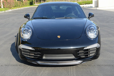 Porsche 991 Carrera Sport Carbon Fiber Front Lip installed - JL Motoring