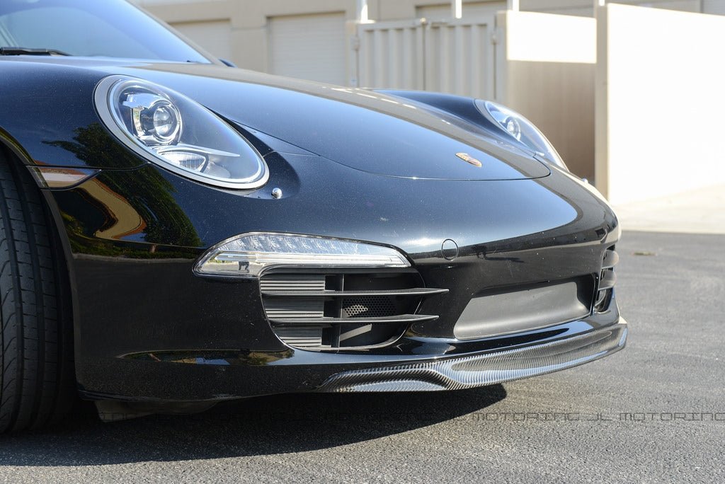 Porsche 991 Carrera Sport Carbon Fiber Front Lip - JL Motoring