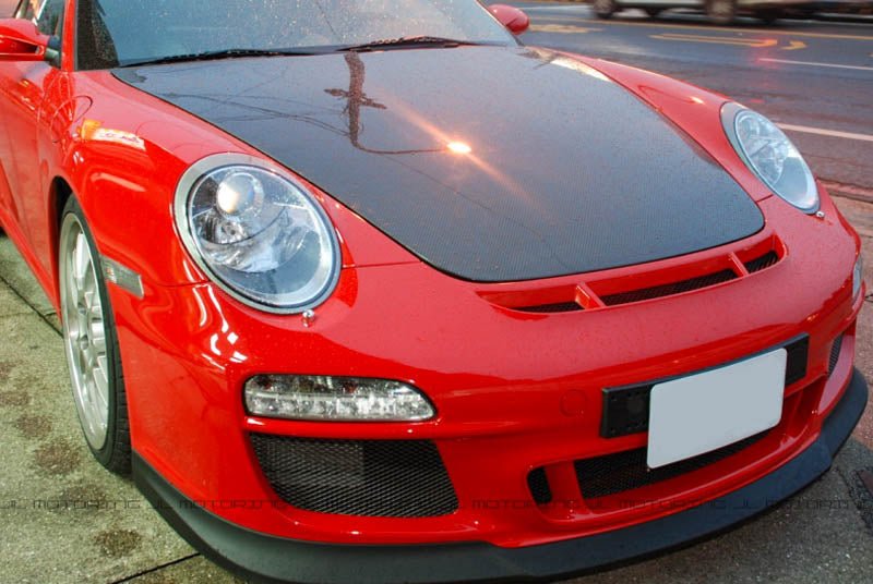 Porsche 997 911 Carrera Carbon Fiber Front Hood - JL Motoring
