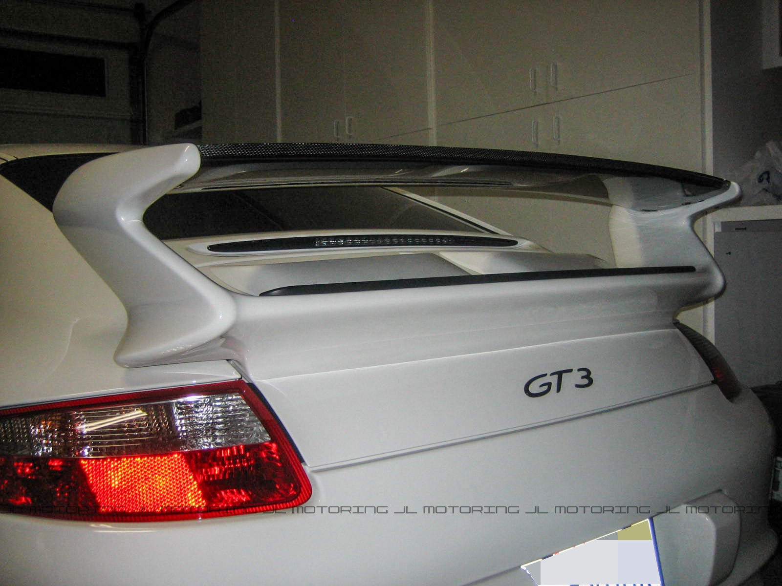 Porsche 997 911 GT3 Carbon Fiber Rear Decklid Spoiler - JL Motoring