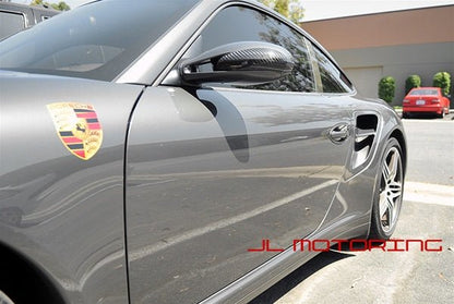Porsche 997 Carbon Fiber Mirror Cover - JL Motoring