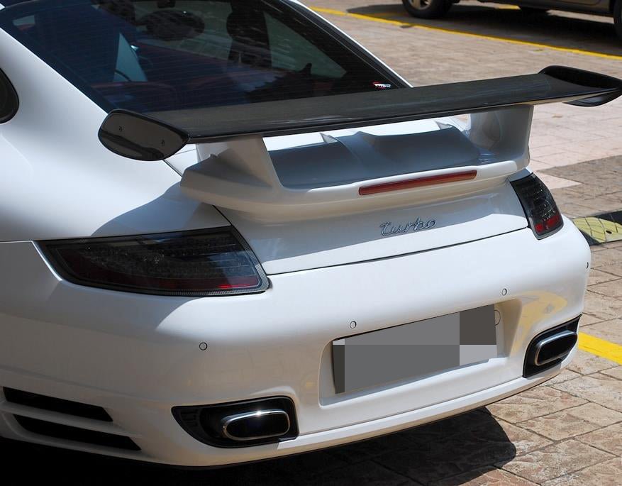 Porsche 997 Turbo Carbon Fiber Rear Wing Spoiler - JL Motoring