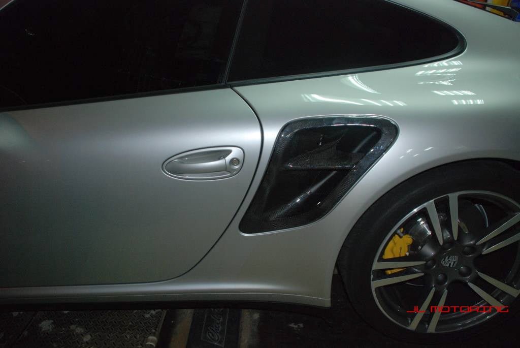 Porsche 997 Turbo Carbon Fiber Side Vents - JL Motoring