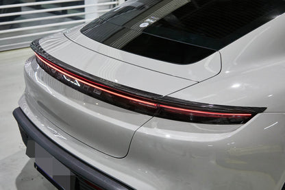 Porsche Taycan Carbon Fiber Trunk Spoiler - JL Motoring