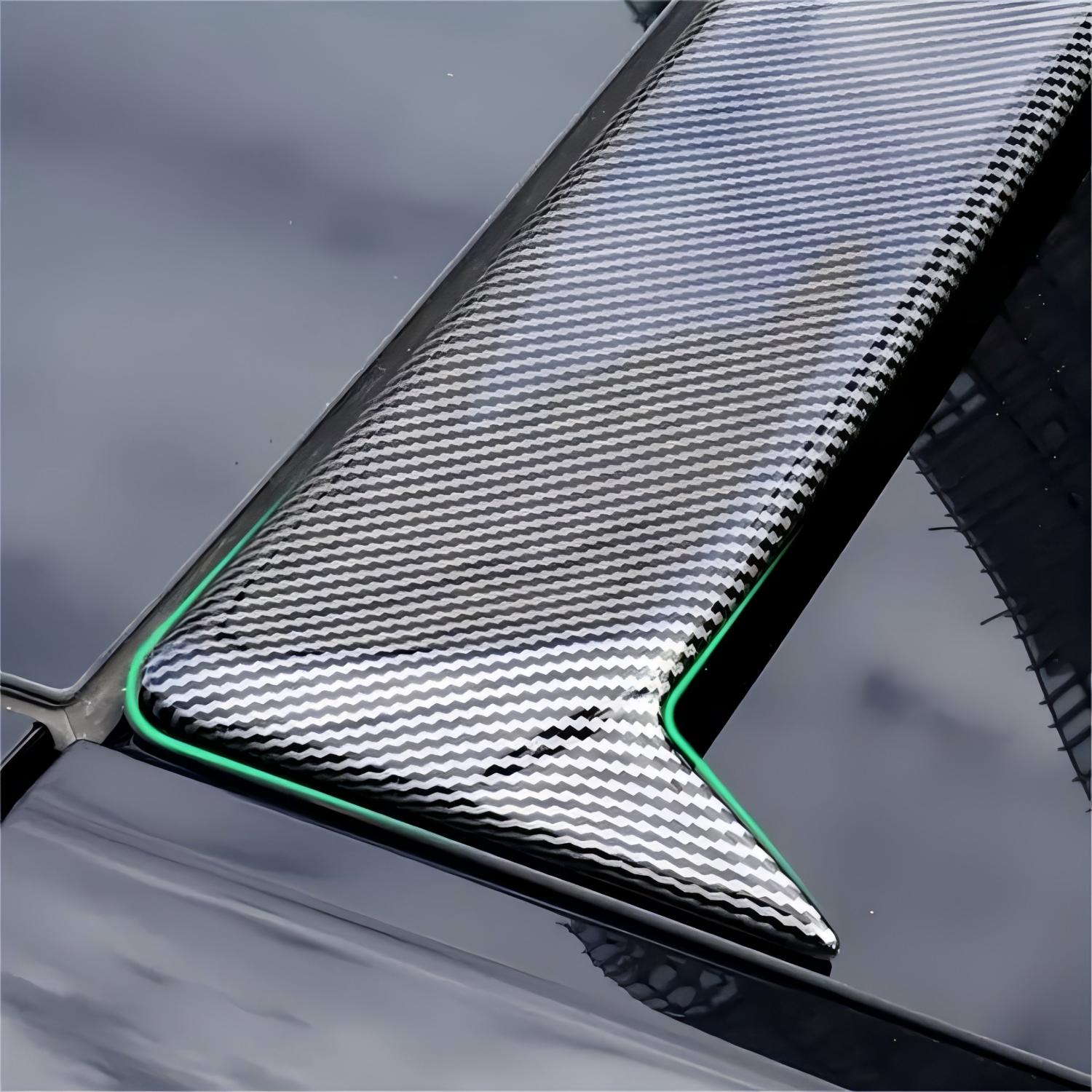 Roof Spoiler Window Top Wing For Tesla Model Y - Real Carbon Fiber - JL Motoring