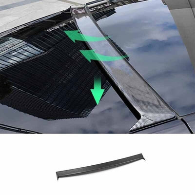 Roof Spoiler Window Top Wing For Tesla Model Y - Real Carbon Fiber - JL Motoring