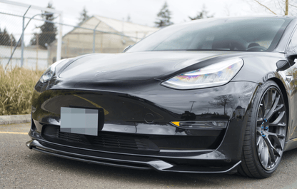 Tesla Model 3 Carbon Fiber Front Lip - JL Motoring