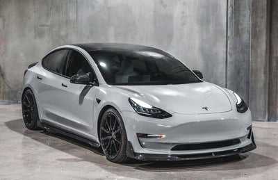 Tesla Model 3 Carbon Fiber Front Lip - JL Motoring