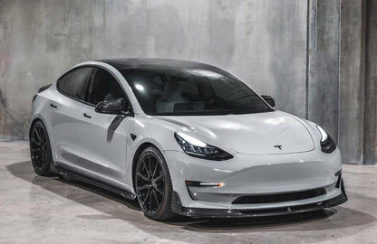 Tesla Model 3 Carbon Fiber Front Lip - JL Motoring
