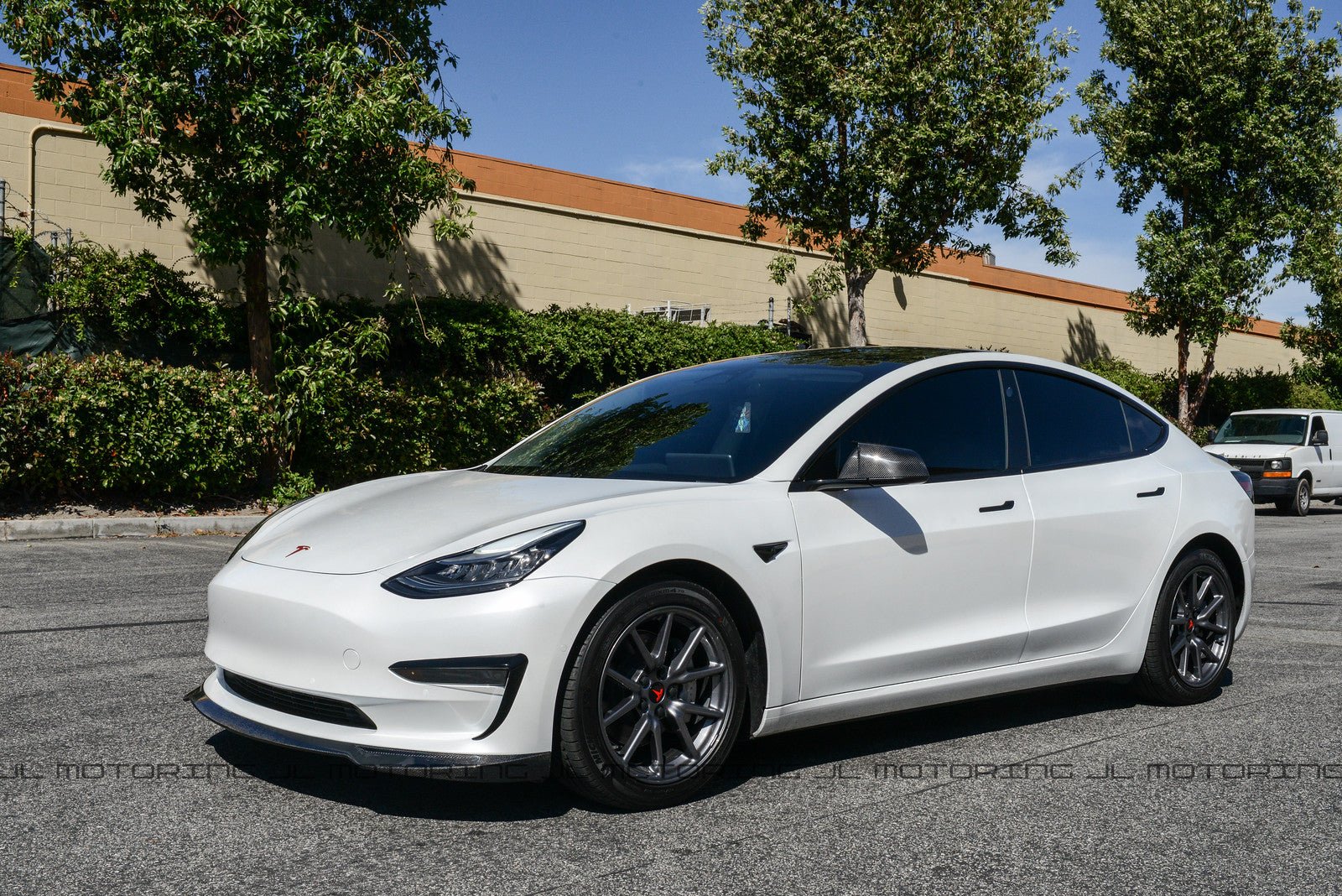 Tesla Model 3 Carbon Fiber Front Lip - JL Motoring