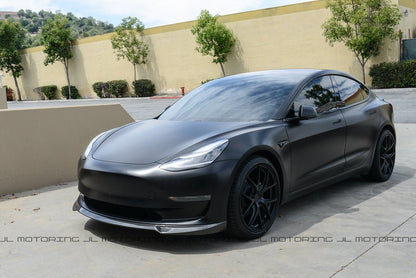 Tesla Model 3 Carbon Fiber Front Lip - JL Motoring