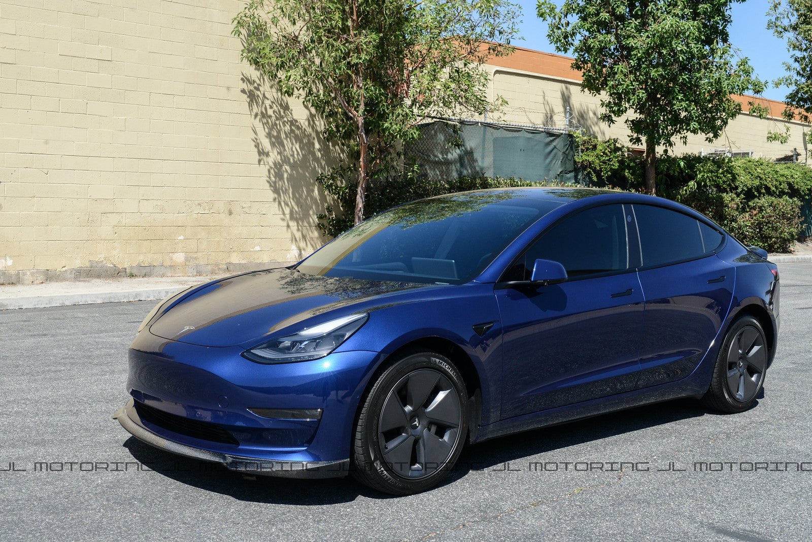 Tesla Model 3 Carbon Fiber Front Lip - JL Motoring