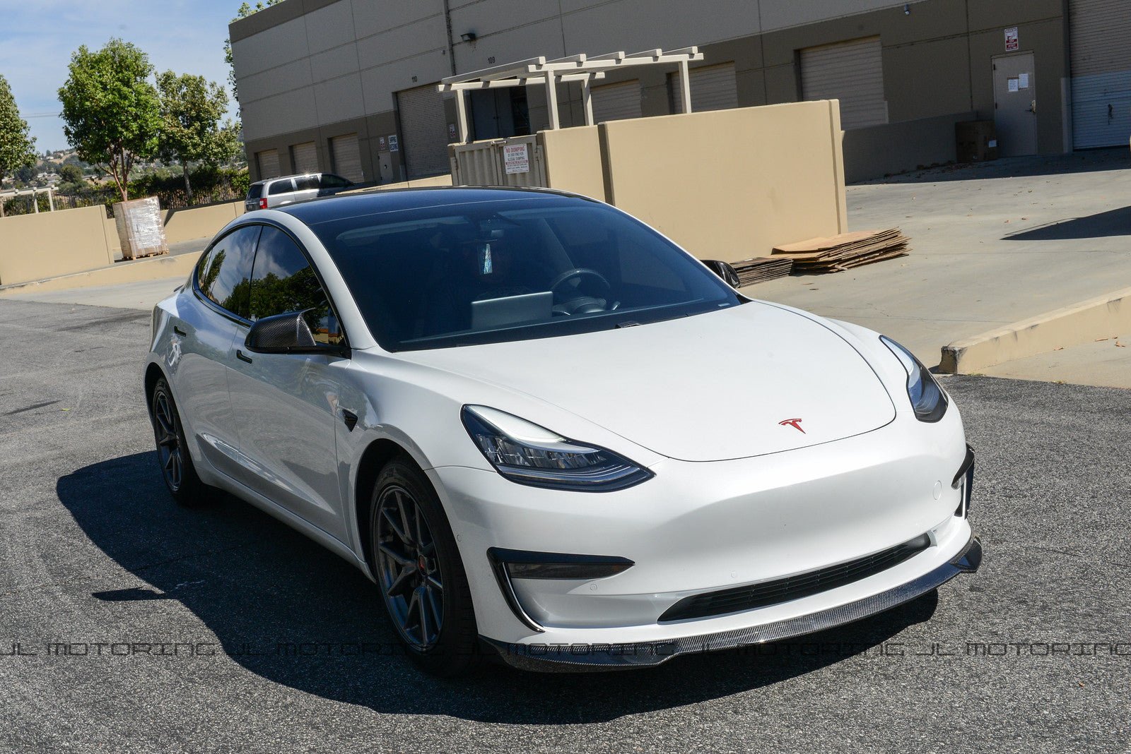 Tesla Model 3 Carbon Fiber Replacement Mirrors - JL Motoring
