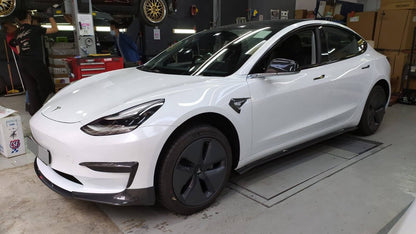 Tesla Model 3 Carbon Fiber Side Skirts - JL Motoring