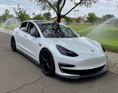 Tesla Model 3 Carbon Fiber Side Skirts - JL Motoring
