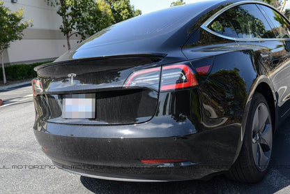 Tesla Model 3 Carbon Fiber Trunk Spoiler - JL Motoring