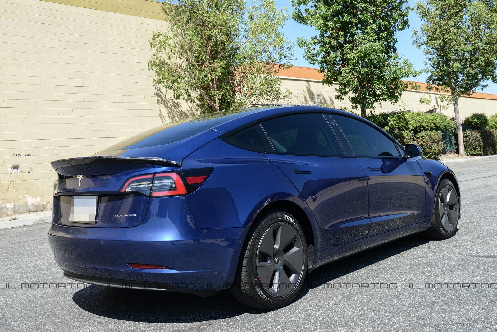 Tesla Model 3 Carbon Fiber Trunk Spoiler - JL Motoring