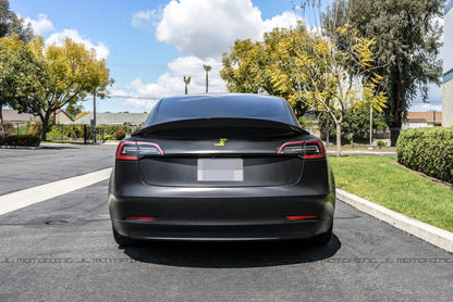 Tesla Model 3 Carbon Fiber Trunk Spoiler - JL Motoring