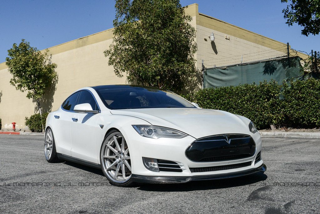 Tesla Model S Carbon Fiber Front Lip - JL Motoring