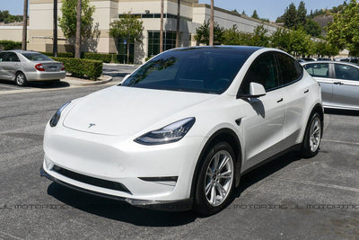 Tesla Model Y Carbon Fiber Front Lip - JL Motoring