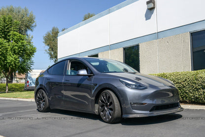 Tesla Model Y Carbon Fiber Front Lip - JL Motoring