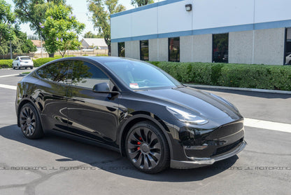 Tesla Model Y Carbon Fiber Front Lip - JL Motoring