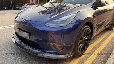 Tesla Model Y Carbon Fiber Front Lip - JL Motoring