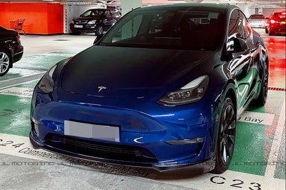 Tesla Model Y Carbon Fiber Front Lip - JL Motoring