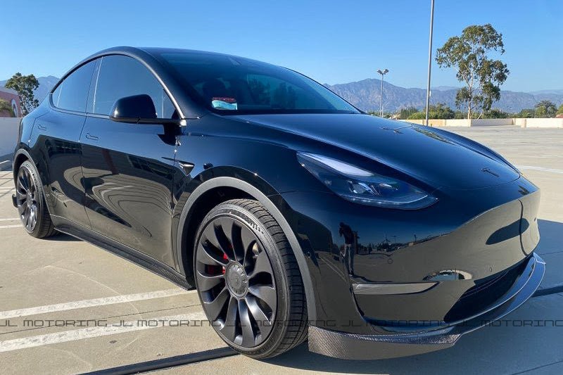 Tesla Model Y Carbon Fiber Side Skirts - JL Motoring