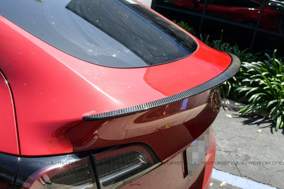 Tesla Model Y Carbon Fiber Trunk Spoiler - JL Motoring