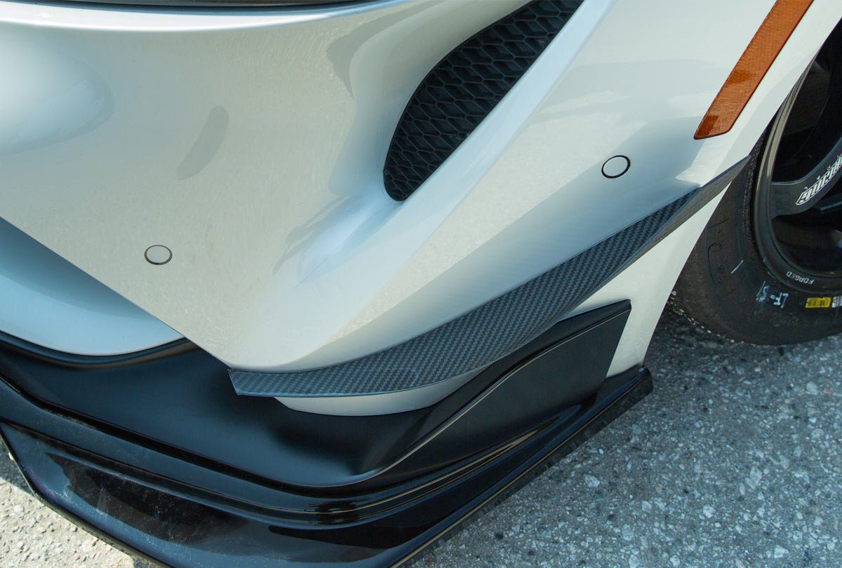 Toyota A90 A91 SUPRA Carbon Fiber Front Canards - JL Motoring