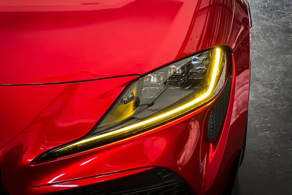 Toyota Supra MKV A90 Yellow DRL LED Module Set - JL Motoring