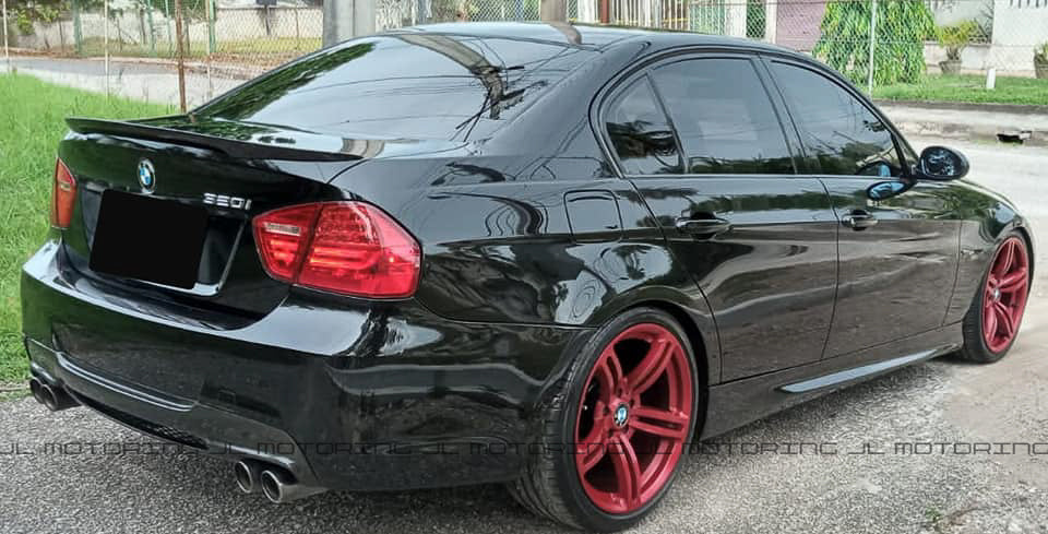 BMW E90 E91 3 Series 328 335 M Sport Carbon Fiber Rear Diffuser 