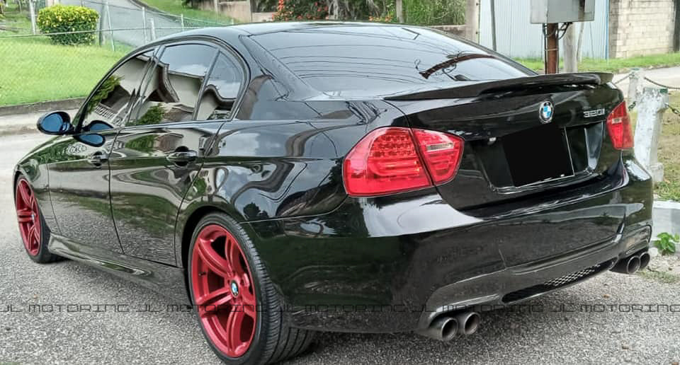 BMW E90 E91 3 Series 328 335 M Sport Carbon Fiber Rear Diffuser 