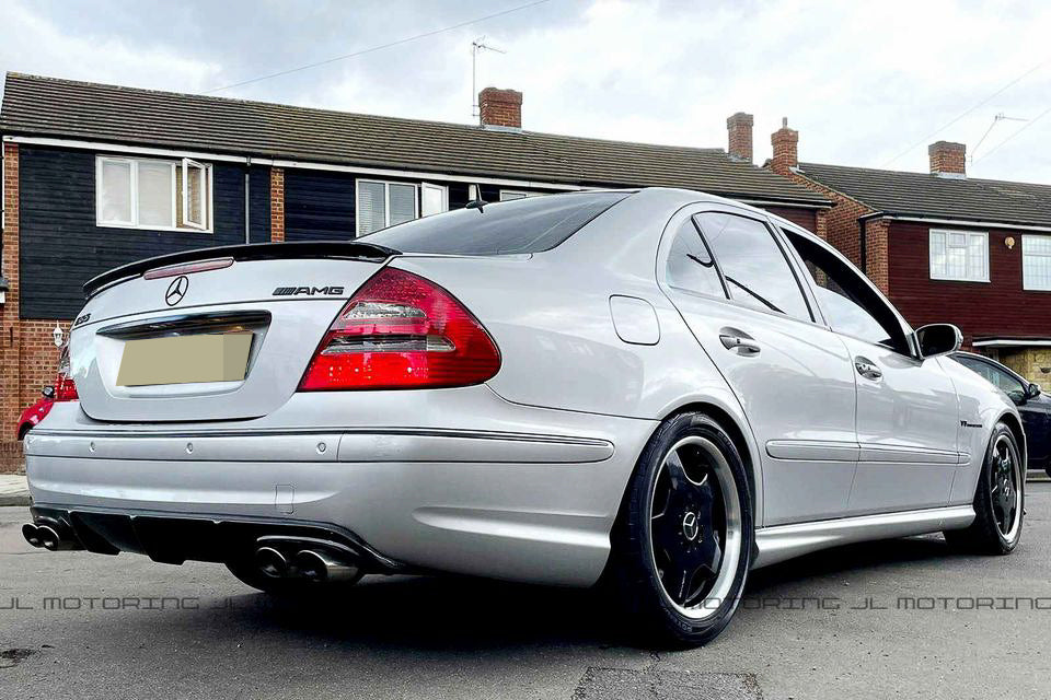 Mercedes W211 E Class AMG Style Carbon Fiber Trunk Spoiler