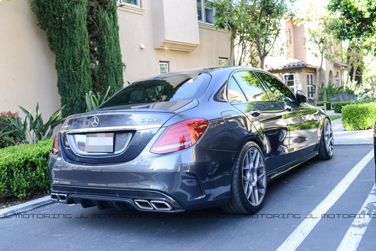 Mercedes Benz W205 C63 C63S AMG Carbon Fiber Rear Diffuser