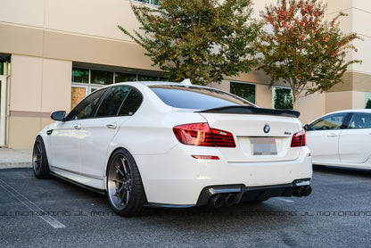BMW F10 M5 M Sport Carbon Fiber Rear Bumper Side Skirts