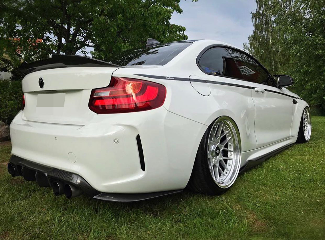 BMW F87 M2 Carbon Fiber Rear Diffuser