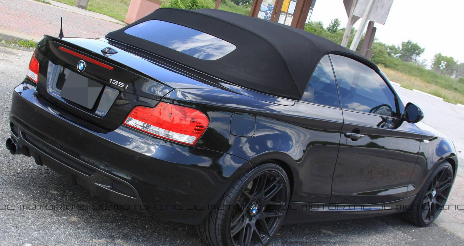 BMW E82 E88 M Sport Performance Carbon Fiber Rear Diffuser