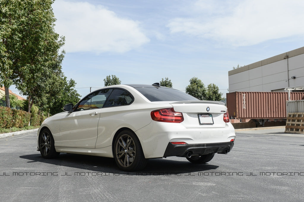 BMW F22 2 Series M Sport M235 Carbon Fiber Rear Diffuser
